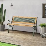 Pisa 2-persoons houten tuinbank thumbnail