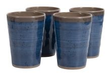 Bo-Camp Halo set van 4 melamine bekers - Blue thumbnail