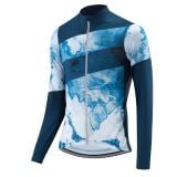 Löffler Floes Blue heren lange mouwen wielrenshirt thumbnail