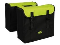 Greenlands Colourfull lime dubbele fietstas thumbnail