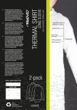 Avento Thermoshirt Lange Mouw Junior 2 pack - Wit thumbnail