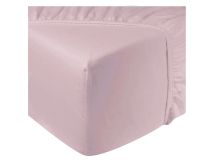DoubleDry Flanel 90x200 cm hoeslaken - lichtroze thumbnail