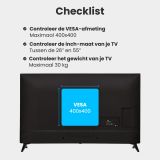 Auronic draaibaar en kantelbare TV Beugel - 26-55 inch thumbnail