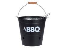 BBQ Ø 27,5 cm emmer kolenbarbecue - Black thumbnail