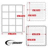 Eyepower 62x62cm set van 12 zwembad vloertegels - Blue thumbnail