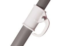 Bo-Camp Ø 200 cm parasol met knikarm - Grey thumbnail