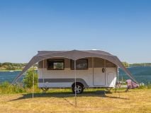 Campooz Trekking caravanluifel 350 cm - zwart thumbnail