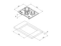 CAN PC1323 inbouw gaskookplaat thumbnail