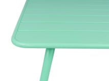 MaximaVida Max 80 cm metalen vierkante tuintafel - Blue thumbnail