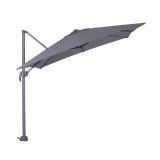 Garden Impressions Hawaii S donkergrijs vierkante zweefparasol thumbnail