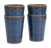 Bo-Camp Halo set van 4 melamine bekers - Blue thumbnail