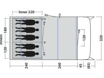 Outwell Colorado 5 Air tunneltent thumbnail