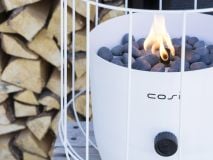 Cosi Fires Cosiscoop Basket gaslantaarn - White thumbnail