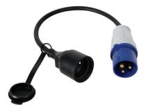 Perel ECEEA2 CEE type E verloopkabel - 40 cm thumbnail