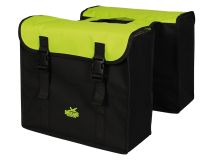 Greenlands Colourfull lime dubbele fietstas thumbnail