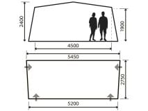 Dometic Residence AIR Tour maat 11 (890 - 915 cm) opblaasbare caravanvoortent thumbnail