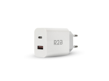 R2B 20W Witte USB A & USB C Oplader thumbnail