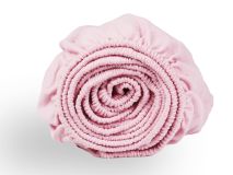 DoubleDry Flanel 90x200 cm hoeslaken - lichtroze thumbnail