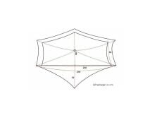 3F UL GEAR PRO 4 seizoenen 1-persoons tent - Green thumbnail