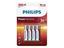 Philips Power Alkaline AAA batterijen - 4 stuks thumbnail