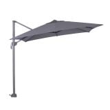 Garden Impressions Hawaii S donkergrijs vierkante zweefparasol thumbnail