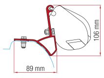 Fiamma F35 adapter Trafic Vivaro vanaf 2015 thumbnail