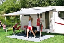 Fiamma F45s Polar White 300 Royal Grey cassetteluifel thumbnail