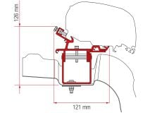 Fiamma F80/F65 adapter Crafter L3H3 >2017 thumbnail
