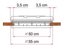 Fiamma Vent 50 dakluik - white thumbnail