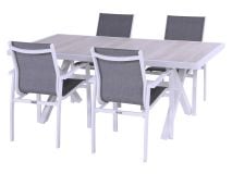Hartman Canterbury White 186 x 96 tuintafel thumbnail