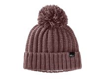 Jack Wolskin Highloft Knit dames muts - Red Coral thumbnail