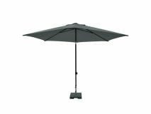 Madison Elba 300 cm push-up parasol - Grey thumbnail