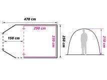 Obelink Boreas 5 koepeltent thumbnail