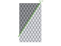 Obelink Patio Mat Diamond 370 x 290 cm tenttapijt thumbnail