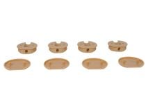 Obelink ronde hoekverbinders - Brown thumbnail