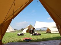 bad Overjas boog Obelink Sahara 400 Bell tent