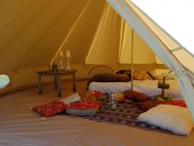 bad Overjas boog Obelink Sahara 400 Bell tent