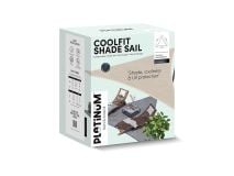 Platinum Coolfit 5m greige driehoek schaduwdoek thumbnail