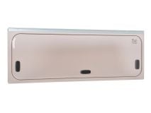 NRF 700 x 300 mm getint dubbelglas klapraam - bronze thumbnail