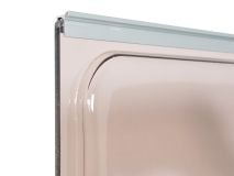 NRF 700 x 300 mm getint dubbelglas klapraam - bronze thumbnail