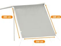Obelink Sol Side zijwand Thule 5200/5003/4900 thumbnail