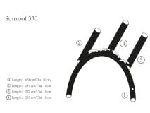 Obelink Sunroof 330 Easy Air airtubes thumbnail