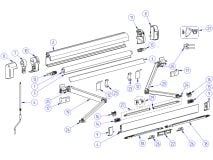 Thule Omnistor binnenkap rechts 5200 wit thumbnail