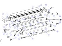 Thule Omnistor set eindkappen cassette 6300 aluminium thumbnail