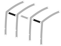 Obelink Viera Space 280/390 Easy Air dwars airtube L thumbnail