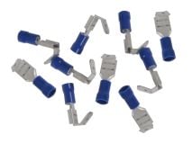 Vlakke stekkerhuls female met male verdeler - Blue thumbnail