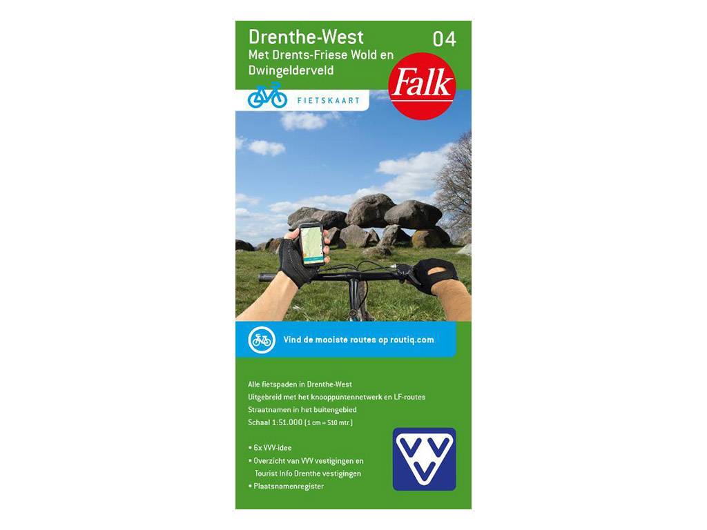 Falk Drenthe-West 04 fietskaart