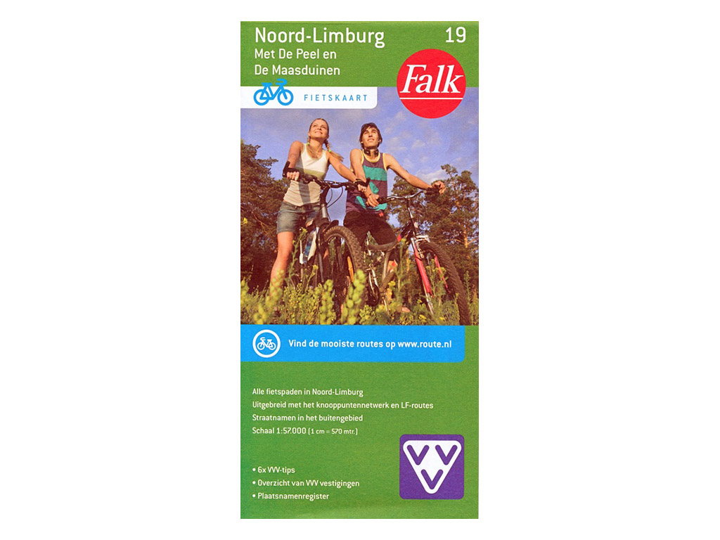 Falk Noord-Limburg met de Peel 19 fietskaart