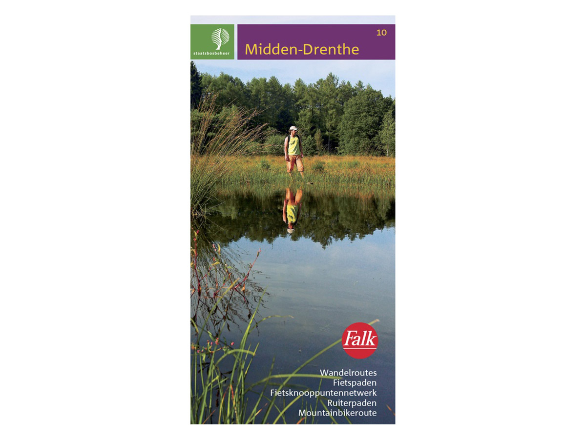 Falk Midden-Drenthe 10 wandelkaart