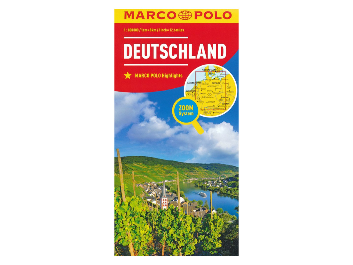 Marco Polo Duitsland wegenkaart